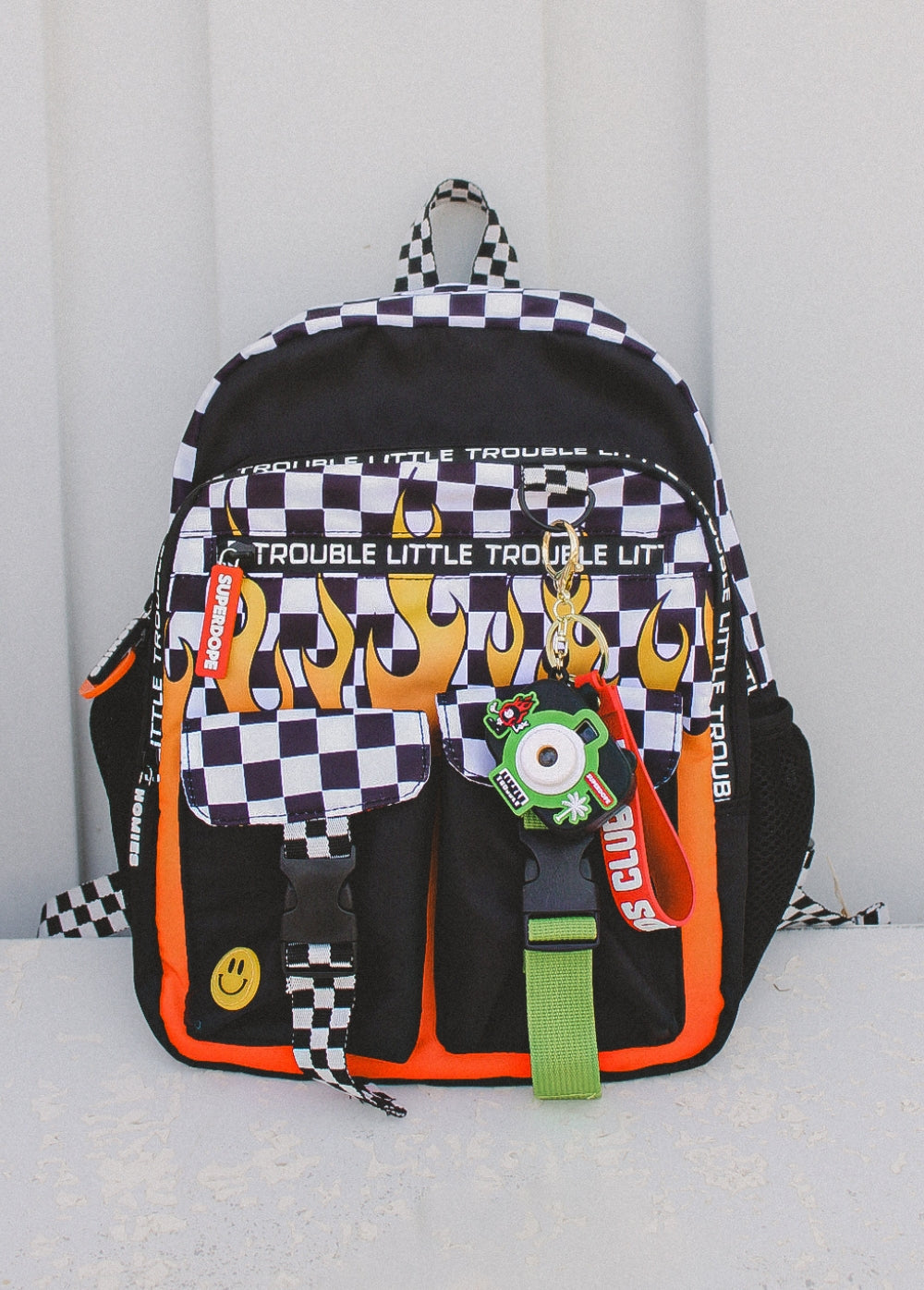 checkered flag mini backpack Fast Friends Backpack | Mini