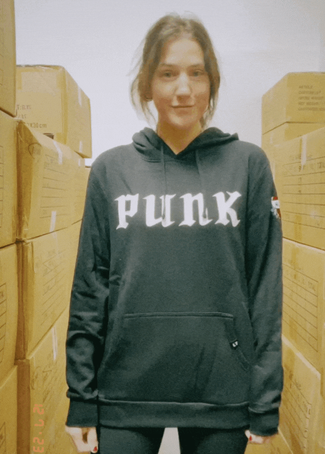 Adult PUNK Hoodie | Little Trouble