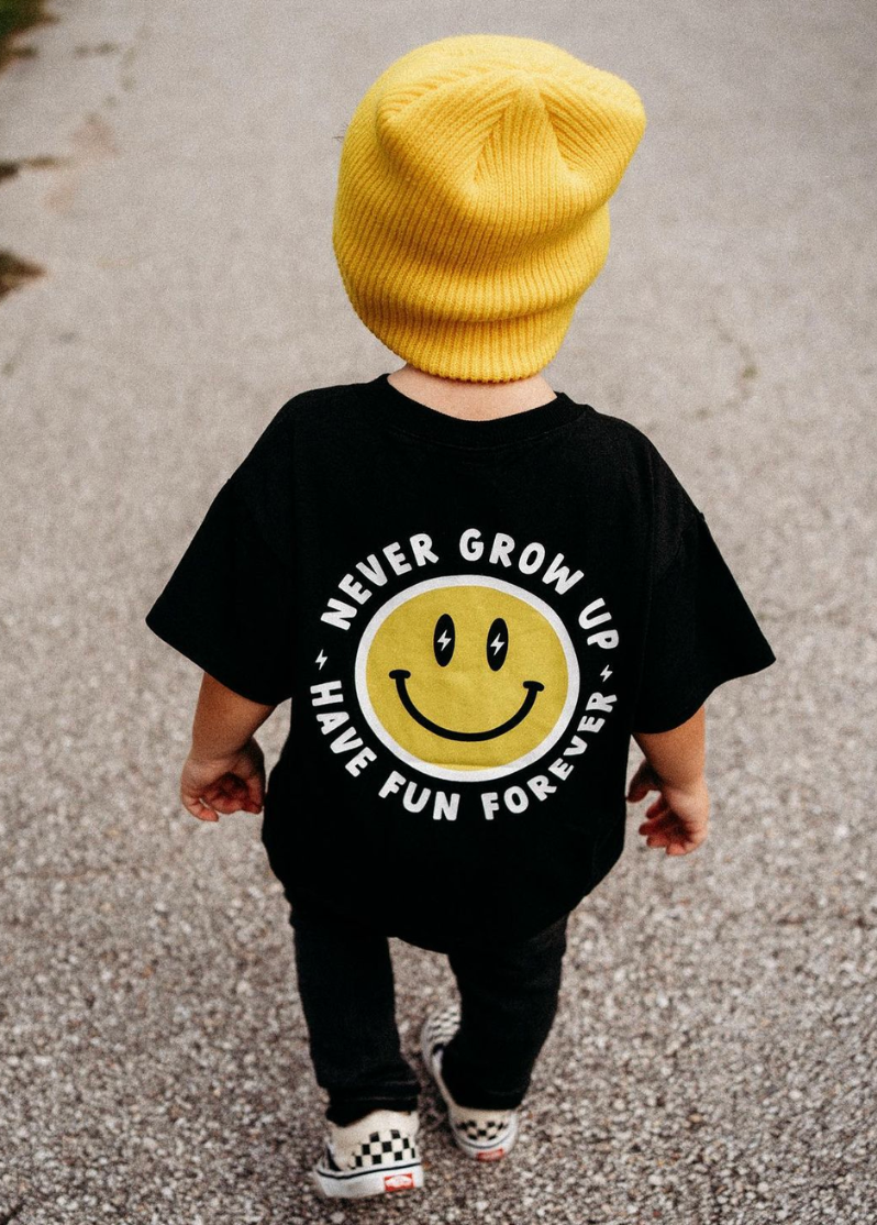 Never Grow Up T-Shirt 7/8T Little Trouble