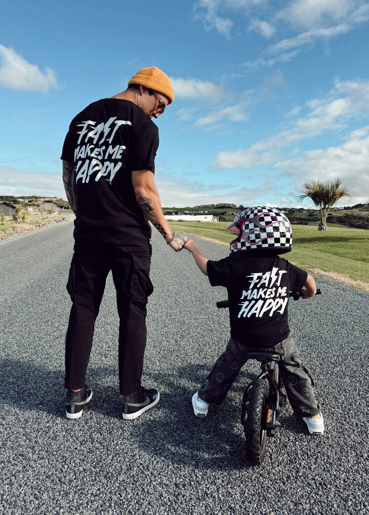 Fast Makes Me Happy Adult T-Shirt