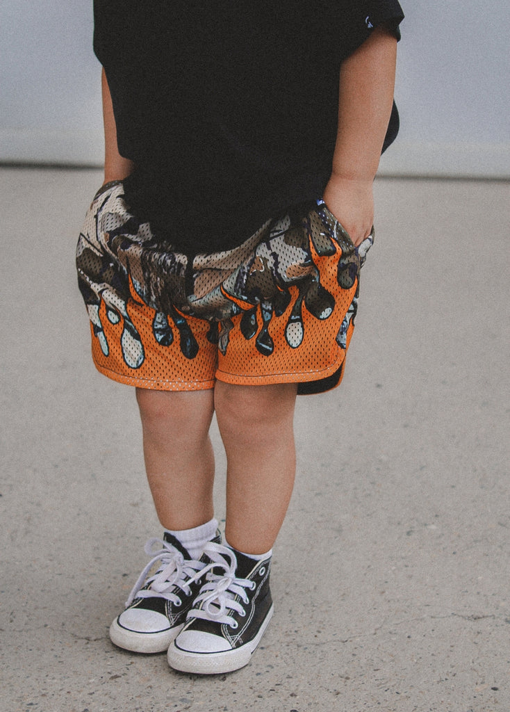Heater Flame Shorts Camo
