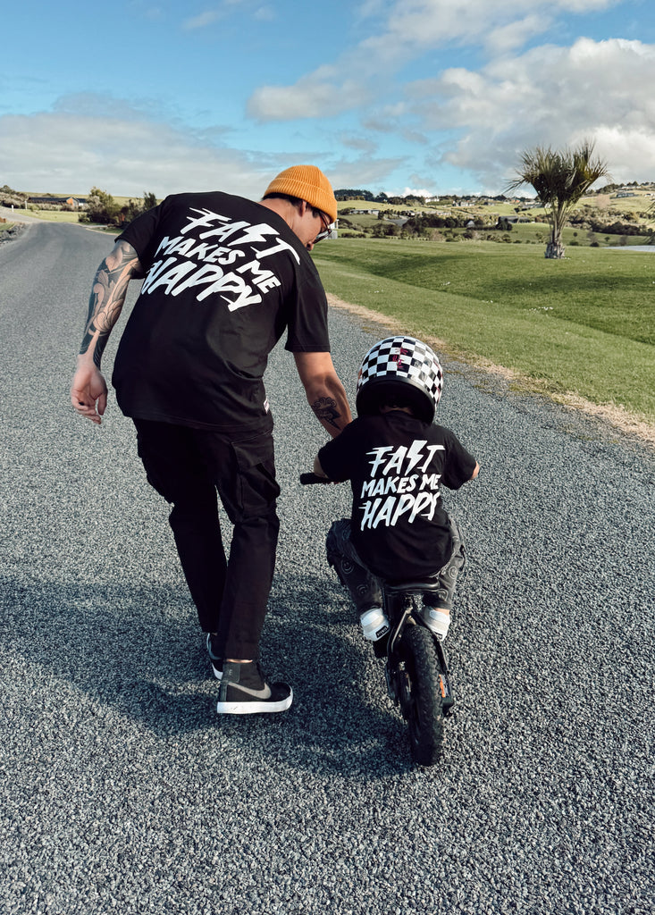 Fast Makes Me Happy Adult T-Shirt
