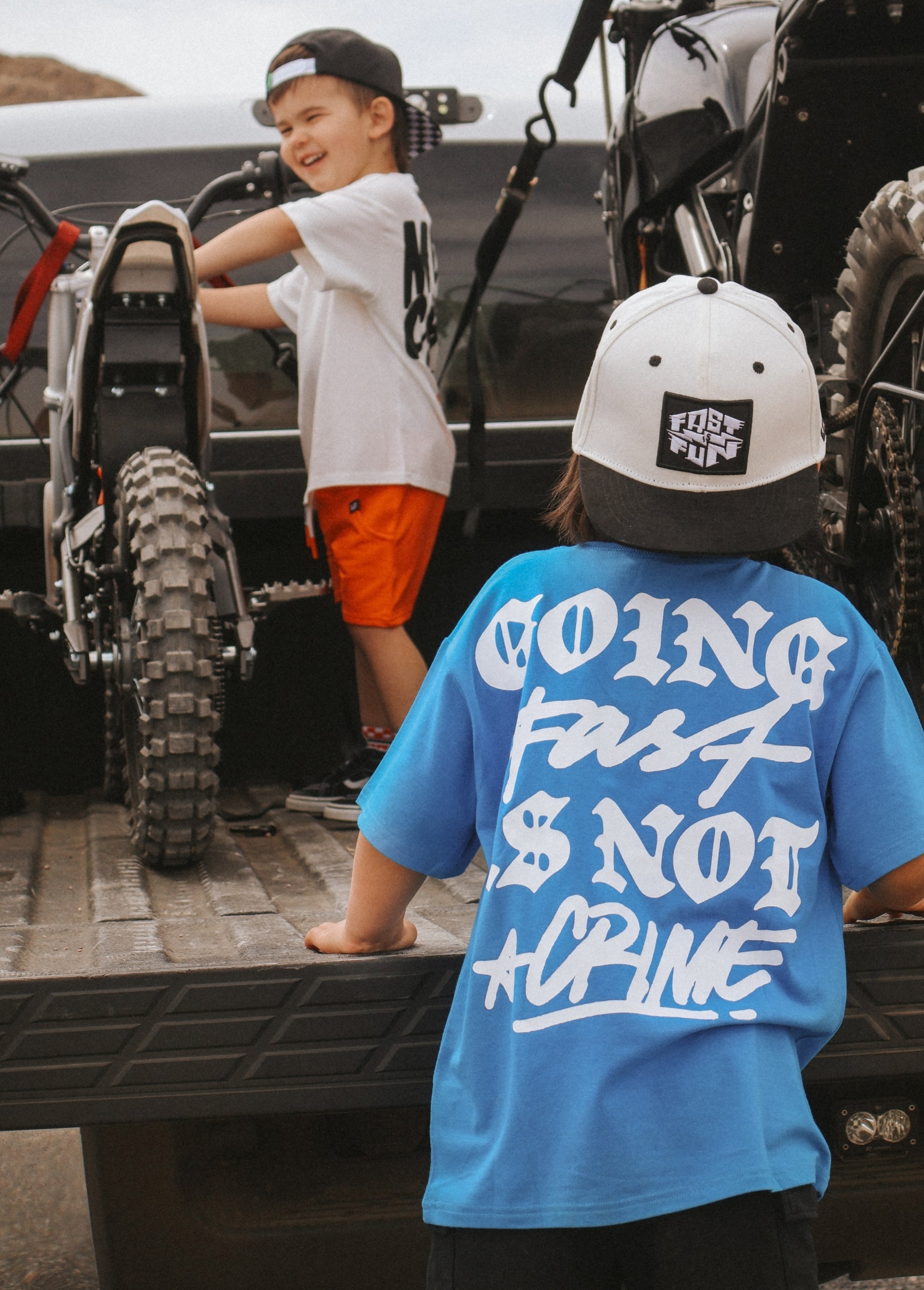 Going Fast Moto Style Boys Tshirt