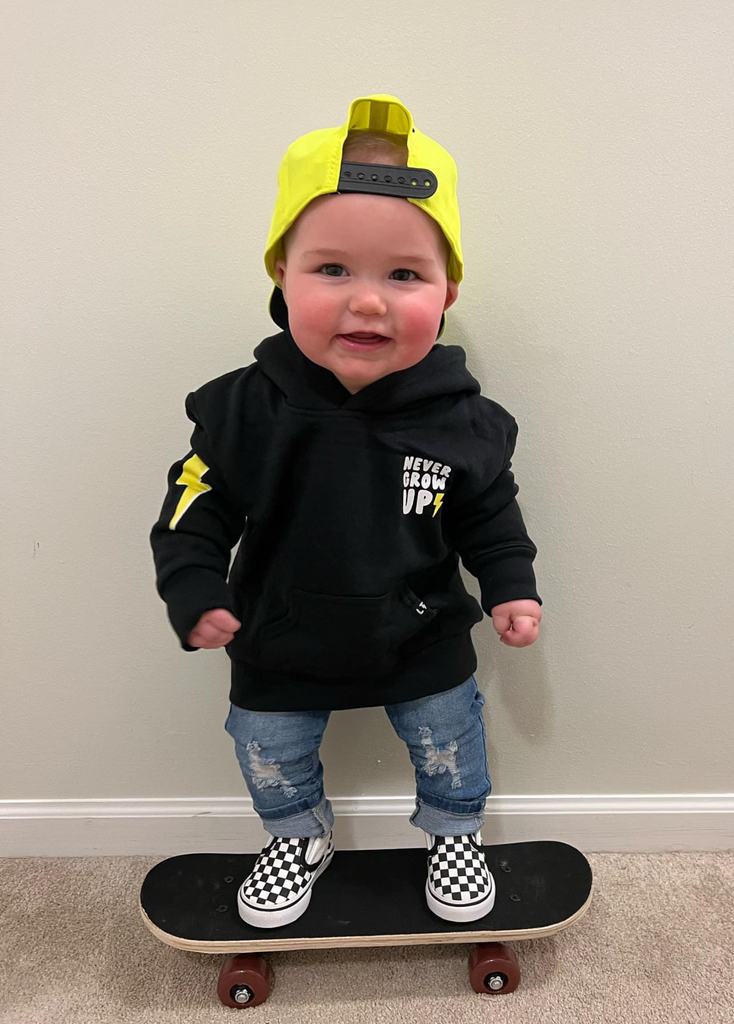 Little Trouble Hoodie Never Grow Up Little Trouble