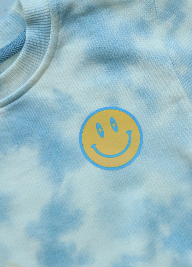 Blue Sky Tie Dye Crewneck