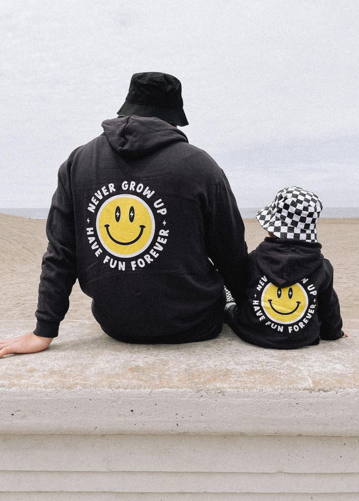 Adult Never Grow Up Hoodie Little Trouble