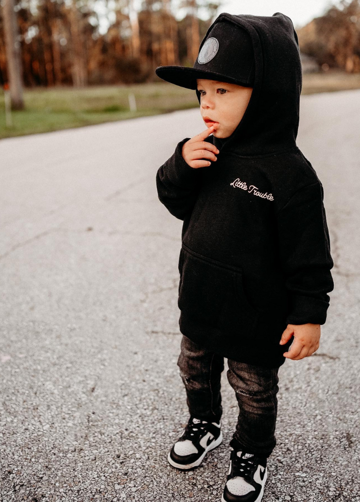 Little Trouble Hoodie Never Grow Up Little Trouble